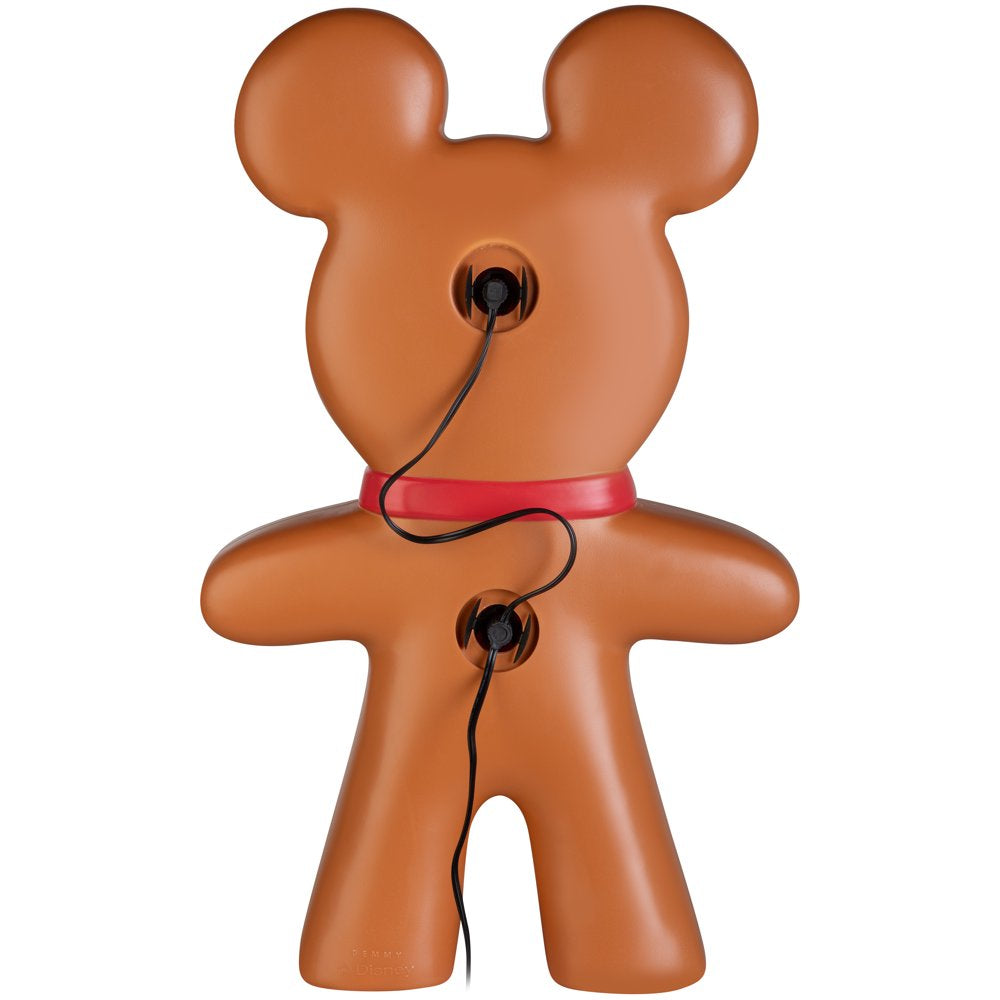 24 inch LED Lighted Gingerbread Mickey Mouse Blow Mold Outdoor Christmas Décor Disney