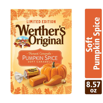 Werther's Original Harvest Pumpkin Spice Soft Caramel Candy, 8.57 oz