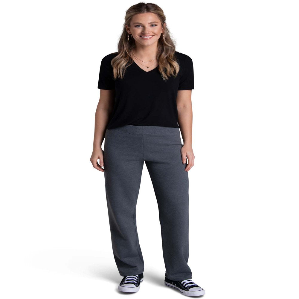 Fruit of the Loom Women's Eversoft Fleece Open Bottom Pant