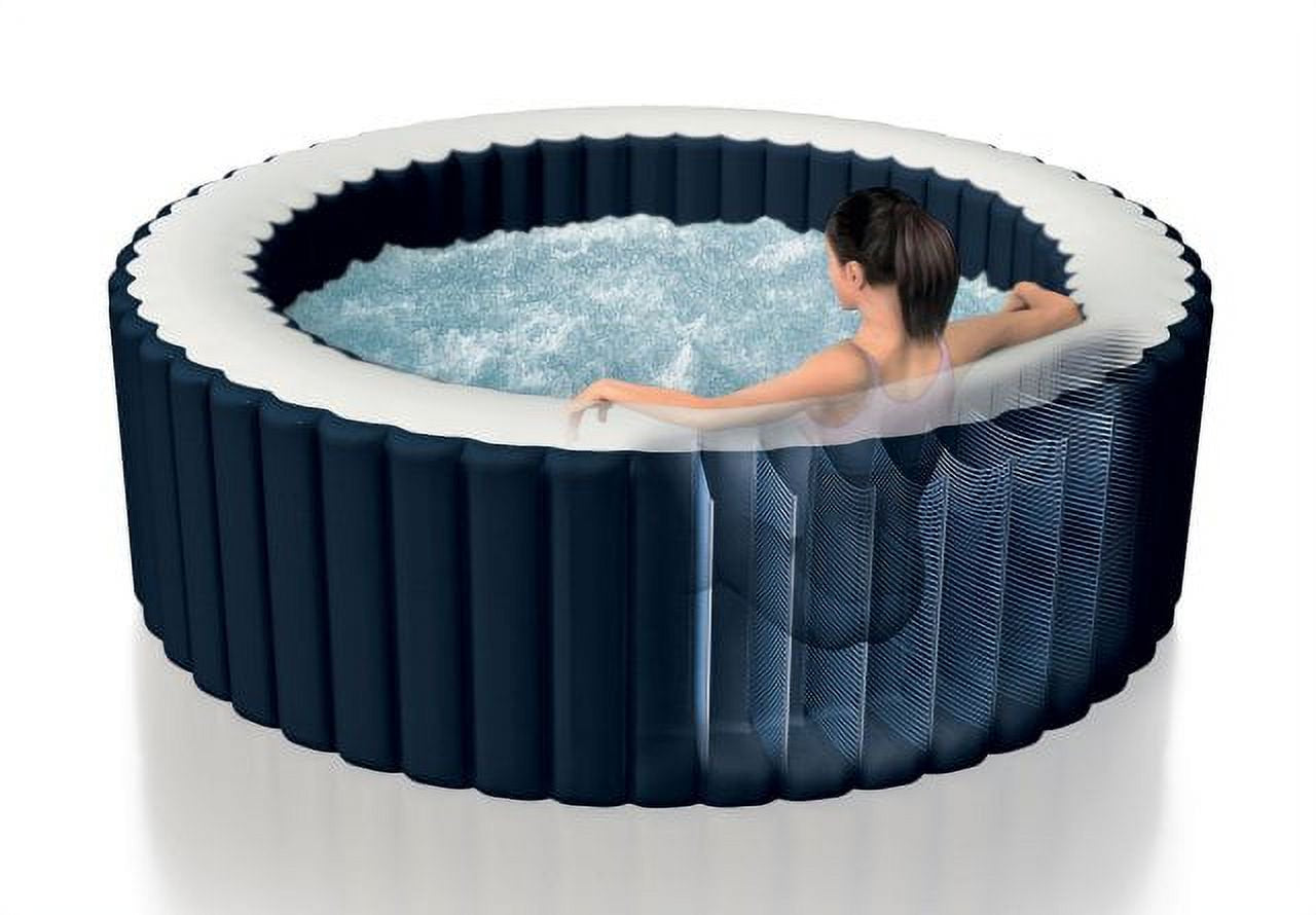 INTEX PureSpa™ Plus Bubble Inflatable Hot Tub Set - 4 Person Spa with Energy Efficient Spa Cover