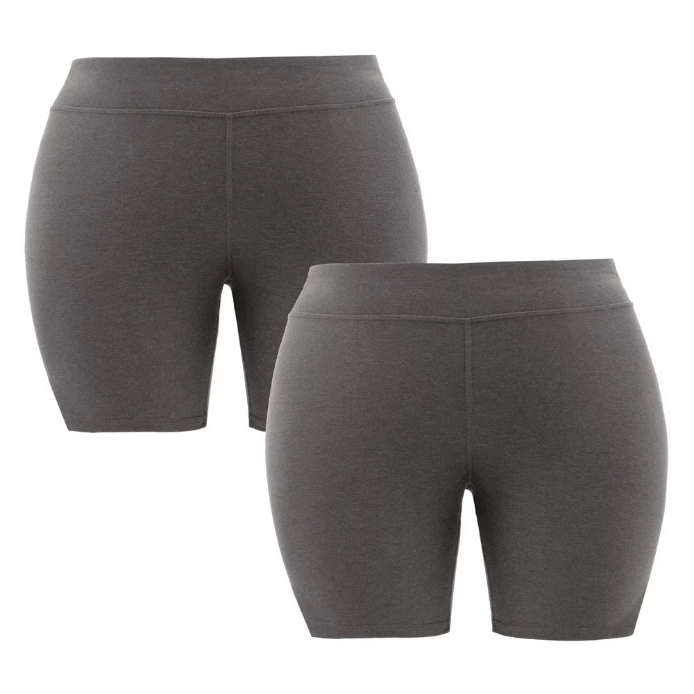 Athletic Works Women'S plus Size Core Active Dri-Works Bike Short, 2-Pack