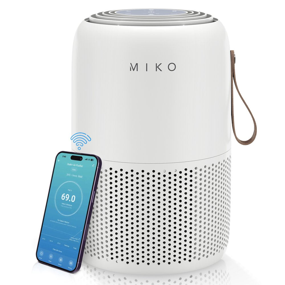 Miko Air Purifier H13 True HEPA for Large Room 1,200 Sqft