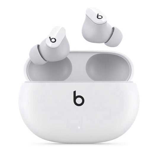 Restored Beats Studio Buds – True Wireless Noise Cancelling Bluetooth Earbuds - White (Refurbished)