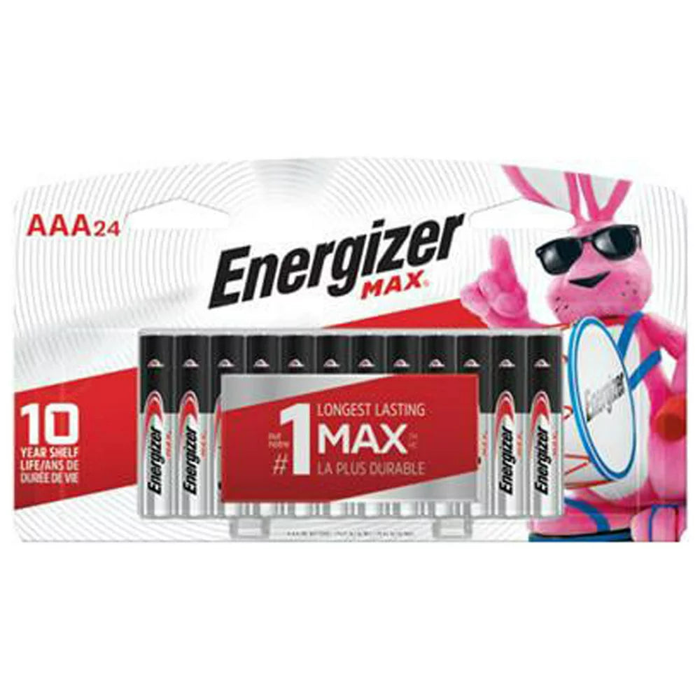 Energizer E92BP-24 Max AAA Batteries, Triple A Alkaline Batteries, 24-Pack - Quantity 15