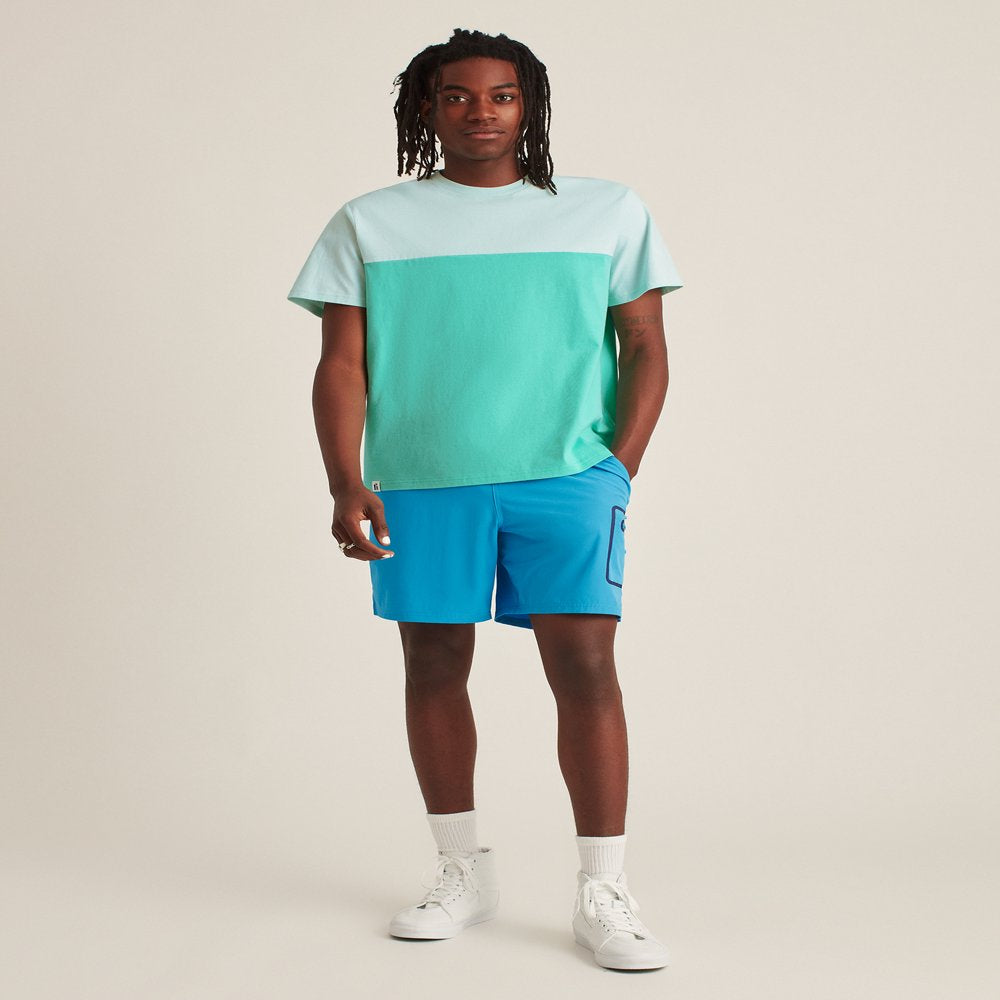  Men's and Big Men'S Short Sleeve Colorblock Tee, up to 3XL