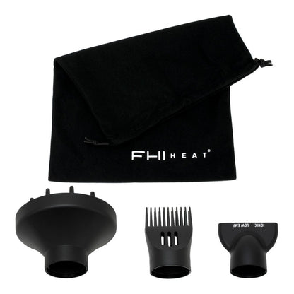 ($150 Value) FHI Brands Heat Platform Nano Salon Pro 2000 Powerful Tourmaline Ceramic Hair Dryer