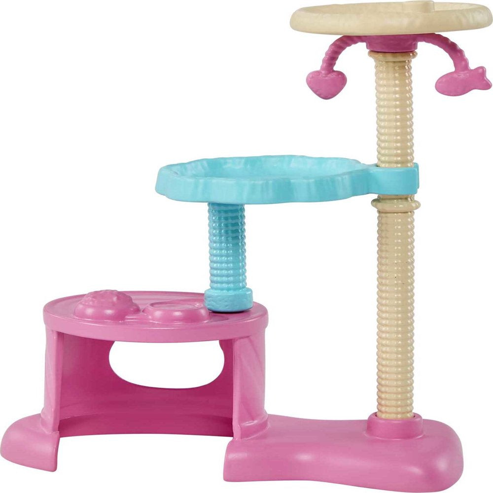 Barbie Kitty Condo Playset with Brunette Fashion Doll, 4 Kittens, Cat Tree & Accessories