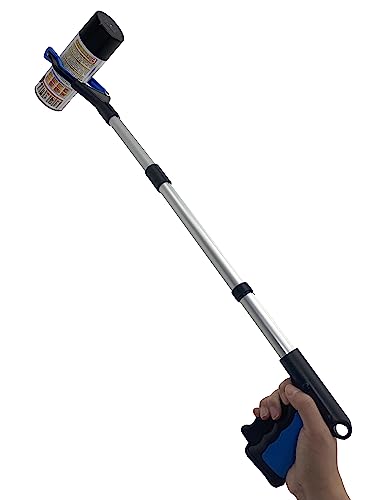 FiPlus PowerGrip T9, Grabber Tool, Wide Jaw, Foldable, Steel Cable, with 96 Grip Points for Firm Grip, 32" with Magnet,