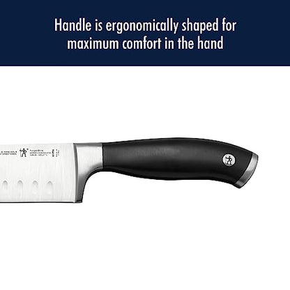 HENCKELS Forged Elite Razor-Sharp 2-Piece Santoku Knife Set, German Engineered Informed by 100+ Years of Mastery