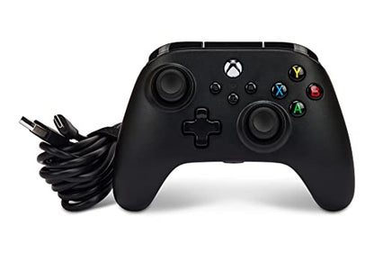 PowerA Nano Enhanced Wired Controller for Xbox Series X|S - Black, portable, compact, gamepad, wired video game controller, gaming controller, works with Xbox One and Windows 10/11, Officially Licensed for Xbox