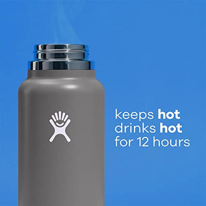 Hydro Flask Wide Mouth Bottle with Flex Cap Black 32 oz