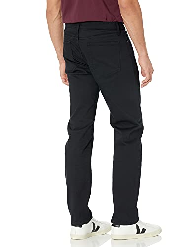 Amazon Essentials Men's Straight-Fit Stretch Jean, Black, 32W x 32L