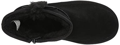 Koolaburra by UGG Unisex-Child Victoria Mini Fashion Boot, Black, 4 Little Kid