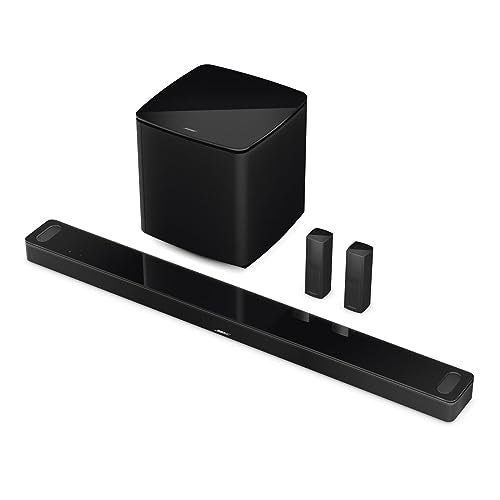 NEW Bose Smart Ultra Soundbar With Dolby Atmos Plus Alexa, Wireless Bluetooth AI Surround Sound System for TV, Black