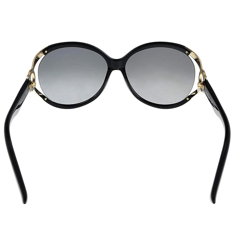 Salvatore Ferragamo  Plastic Womens Oval Sunglasses Black 61mm