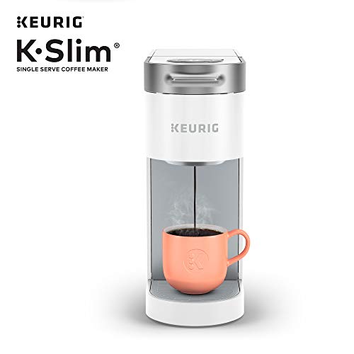 Keurig K- Slim Single Serve K-Cup Pod Coffee Maker, Multistream Technology, White