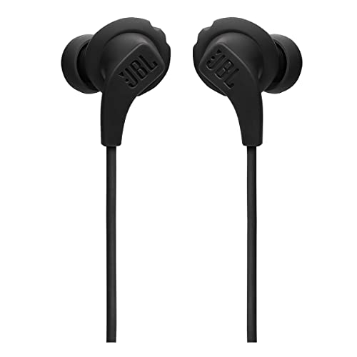 JBL Endurance Run 2 Wired - Waterproof Sport in-Ear Headphones (Black), Small