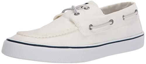 Sperry Men's Bahama II Boat Shoe, SW White, 9 M US