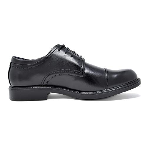 Bruno Marc Men's Downing-01 Black Leather Lined Dress Oxford Shoes Classic Lace Up Formal Size 11 M US