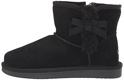 Koolaburra by UGG Unisex-Child Victoria Mini Fashion Boot, Black, 4 Little Kid