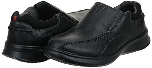 Clarks Men's Cotrell Step Slip-on Loafer,Black Oily,10.5 W US