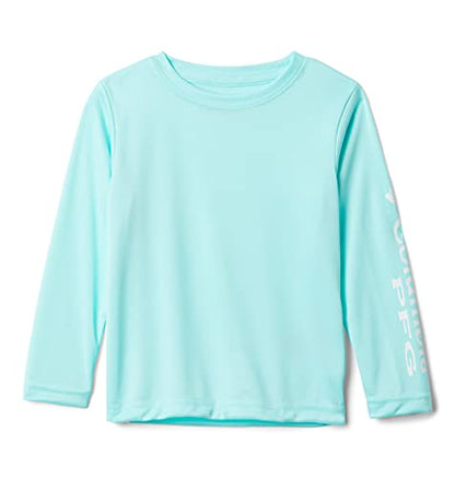 Columbia Youth Boys Terminal Tackle Long Sleeve Tee, Gulf Stream, Small