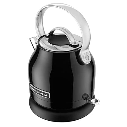 KitchenAid KEK1222OB 1.25-Liter Electric Kettle - Onyx Black,Small