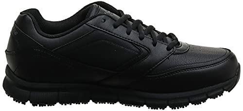 Skechers Men's Nampa Food Service Shoe, Black, 8.5