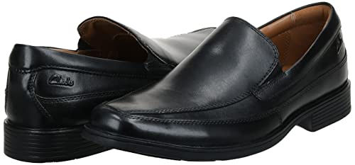 Clarks Men's Tilden Free, Black Leather, 11 W