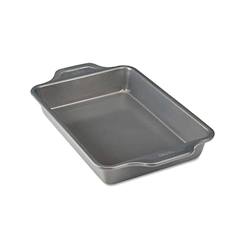 All-Clad Pro-Release Nonstick Baking Pan 9x13 Inch Oven Broiler Safe 450F Half Sheet, Cookie Sheet, Muffin Pan, Cooling & Baking Rack, Round Cake Pan, Loaf Pan, Baking Pan Grey