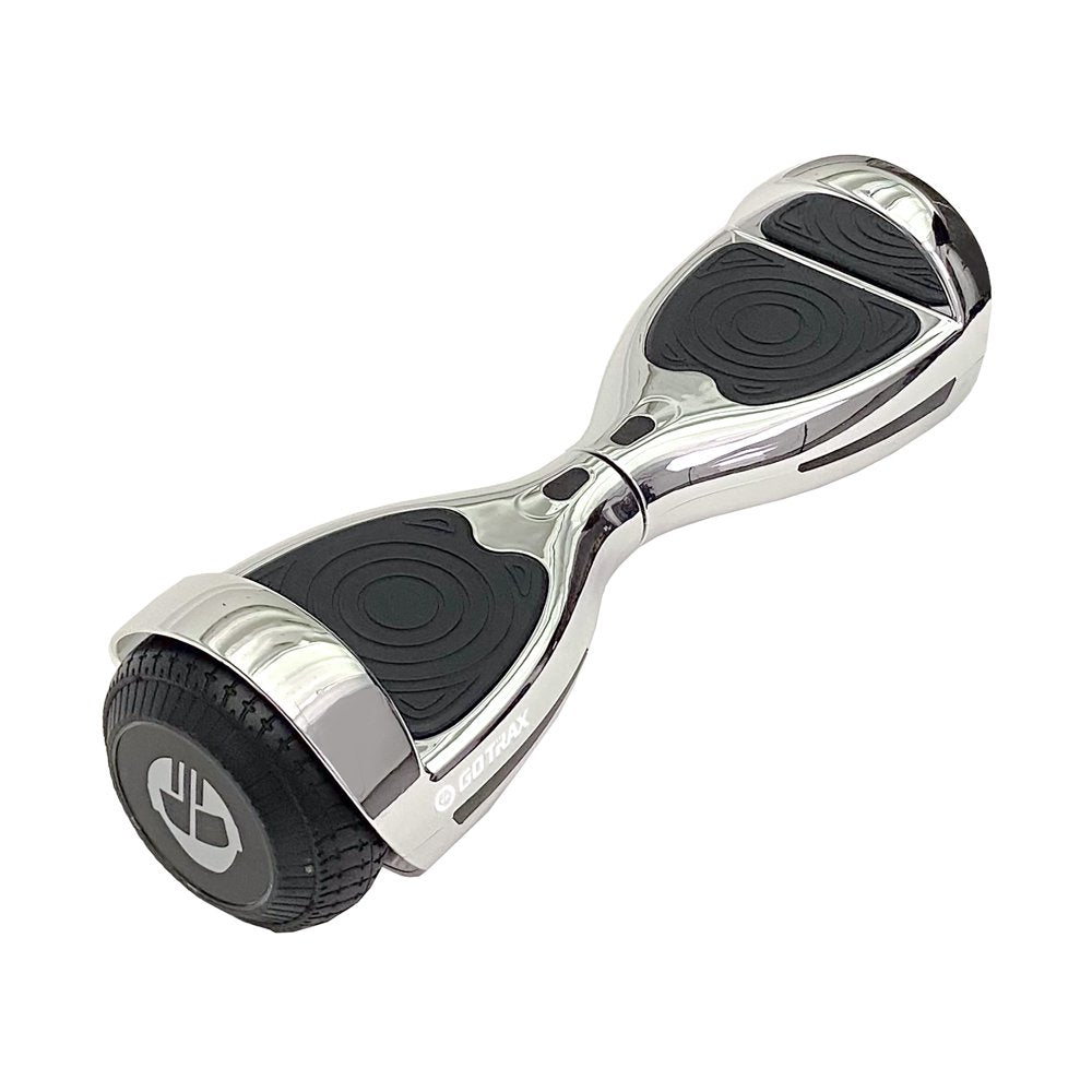 Gotrax FX3 Hoverboard, 6.2mph, for Kids Ages 8+ Years Old, 176lb Max Weight, Bluetooth, Chrome