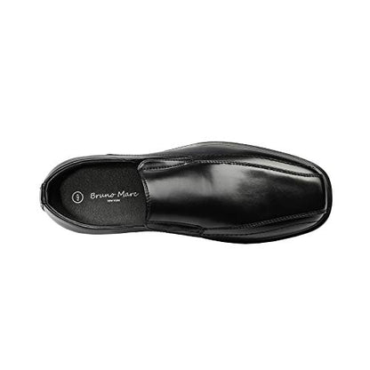 Bruno Marc Mens Leather Lined Dress Loafers Shoes, 5-Black - 11 (Cambridge-05)