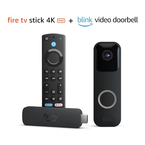 All-new Amazon Fire TV Stick 4K Max bundle with Blink Video Doorbell