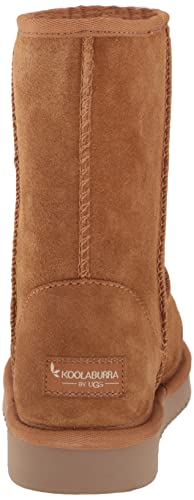 Koolaburra by UGG Women's Koola Short Fashion Boot, Chestnut, 8 US