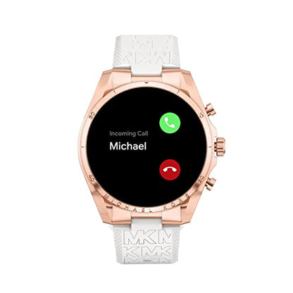 Michael Kors Men's or Women's Gen 6 44mm Touchscreen Smart Watch with Alexa Built-In, Fitness Tracker, Sleep Tracker, GPS, Music Control, Smartphone Notifications (Model: MKT5153V)