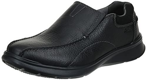 Clarks Men's Cotrell Step Slip-on Loafer,Black Oily,10.5 W US