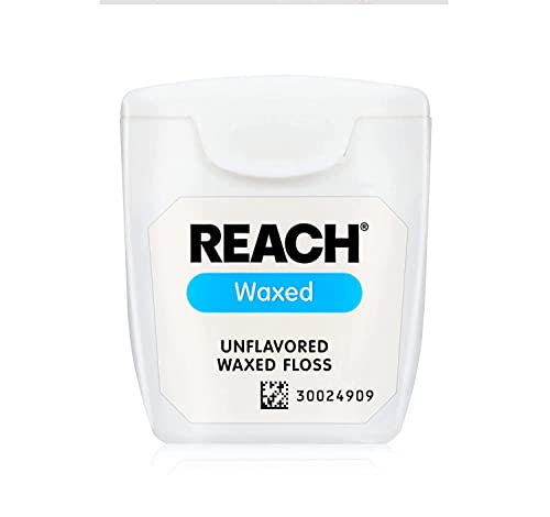 Reach Waxed Dental Floss Variety 3 Flavor Pack | Effective Plaque Removal, Extra Wide Cleaning Surface | Shred Resistance, Slides Smoothly & Easily | Unflavored, Mint, Cinnamon, 55 Yards Each