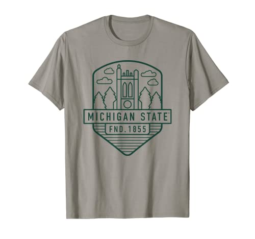 Michigan State MSU Spartans Badge T-Shirt