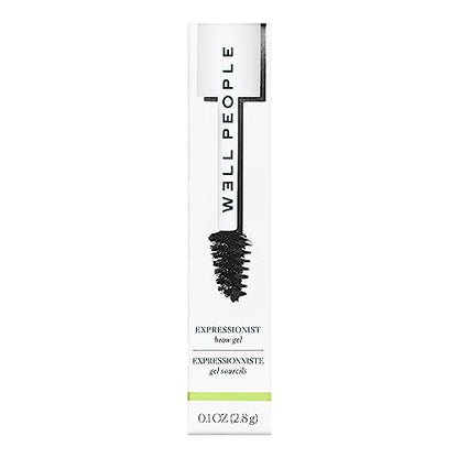 Well People Expressionist Brow Gel, Conditioning Gel For Thickening & Filling In Brows, Creates Fuller-looking Brows, Vegan & Cruelty-free, Black