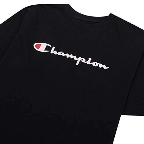 Champion Big and Tall Shirts for Men – 2 Pack Graphic Mens Big and Tall T-Shirts Black Red