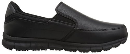 Skechers Men's Nampa-Groton Food Service Shoe, Black, 10.5 Wide