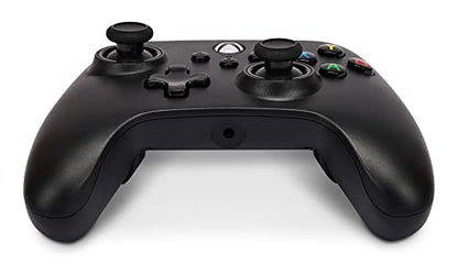 PowerA Nano Enhanced Wired Controller for Xbox Series X|S - Black, portable, compact, gamepad, wired video game controller, gaming controller, works with Xbox One and Windows 10/11, Officially Licensed for Xbox