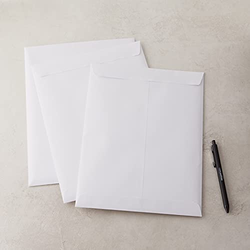 Amazon Basics Catalog Mailing Envelopes, Peel & Seal, 9x12 Inch, White, 250-Pack