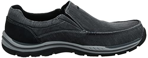 Skechers Men's Expected Avillo Moccasin, Black, 12 Medium US