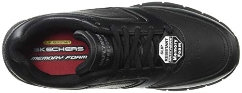 Skechers Men's Nampa Food Service Shoe, Black, 10.5