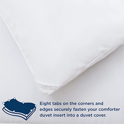 Bedsure Queen Comforter Duvet Insert - Quilted White, All Season Down Alternative Queen Size Bedding Comforter with Corner Tabs