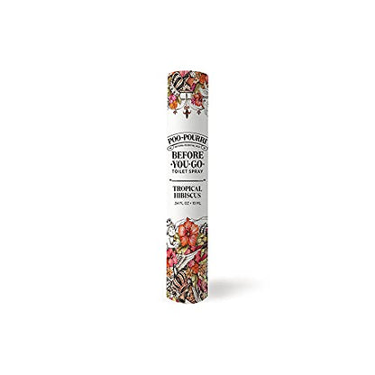 Poo-Pourri Before-You-Go Toilet Spray, Tropical Hibiscus, Travel Size 10 mL - Hibiscus, Apricot and Citrus