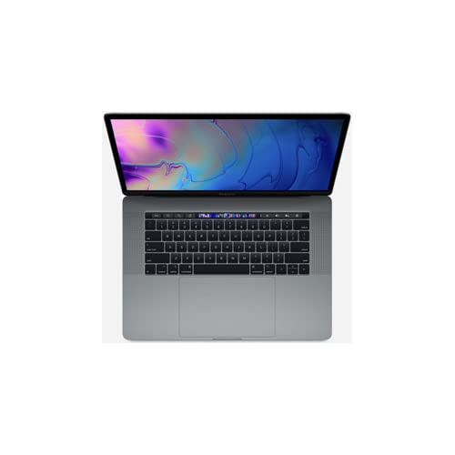Apple MacBook Pro 15-inch w/ Touch Bar (Mid 2018), 220ppi Retina Display, 6-Core Intel Core i7, 256GB PCIe SSD, 16GB RAM, macOS 10.13, Space Gray (Renewed)
