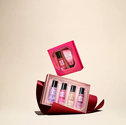 Victoria's Secret Fragrance Mist Collection 4 Piece Mini Mist Gift Set: Love Spell, Pure Seduction, Bare Vanilla, & Velvet Petals