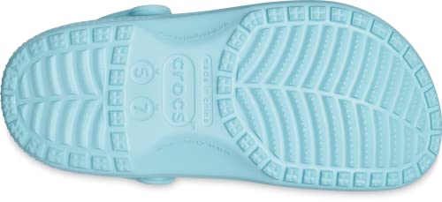 Crocs Unisex-Adult Classic Clogs (Best Sellers), Pure Water, 7 Men/9 Women